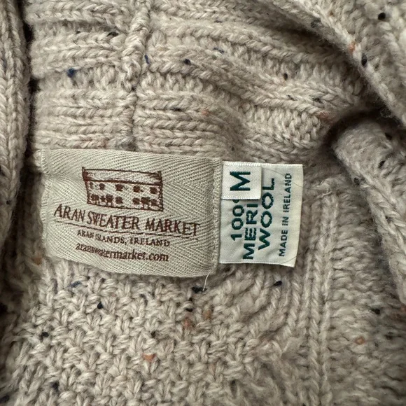 Chunky Wool Cardigan with Shawl Collar - Picture 3 of 5